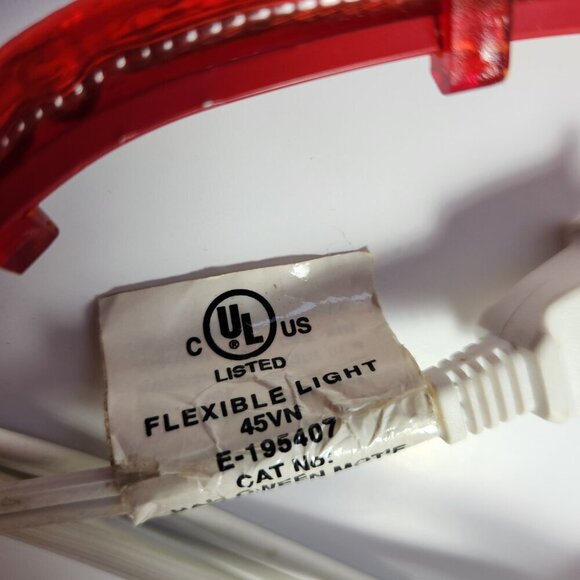 Christmas Rope Tube Lights Set of 4 Candy Cane Bell Snowman Christmas Stocking - Picture 15 of 16